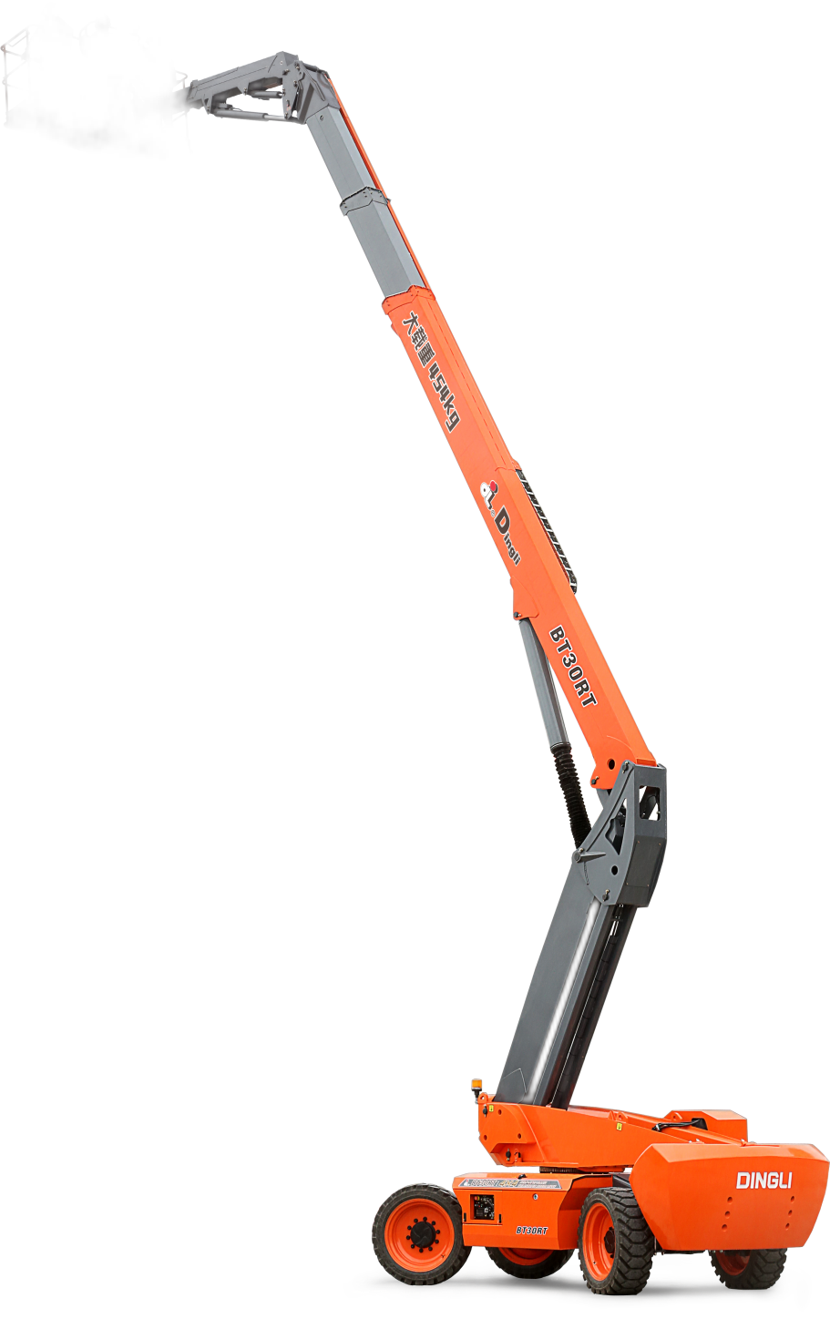 Plataforma telescópica (boom) Dingli BT30RT para locação e venda
